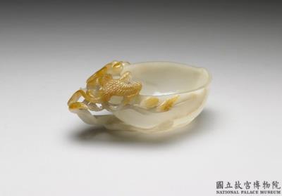 图片[2]-Jade water holder in the shape of a peach, Ming dynasty (1368-1644)-China Archive